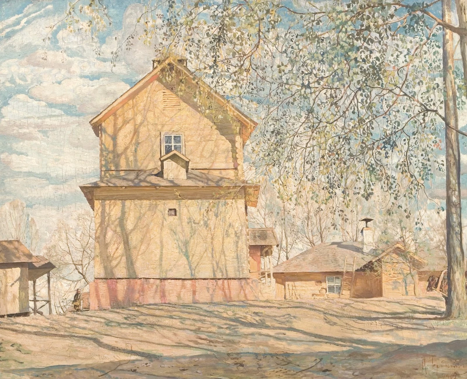 Исаак Бродский. Академическая дача. 1907 © Научно-исследовательский музей при Российской академии художеств