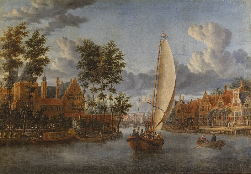 Якобус Сторк «Вид города Маарсена». Музей-заповедник «Архангельское»